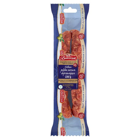 Balcerzak Kiełbasa polska surowa dojrzewająca 230 g