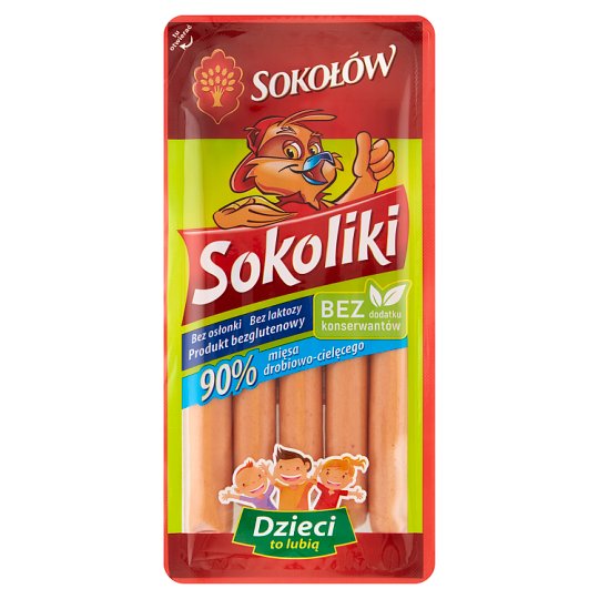 Sokołów Parówki Sokoliki 140 g