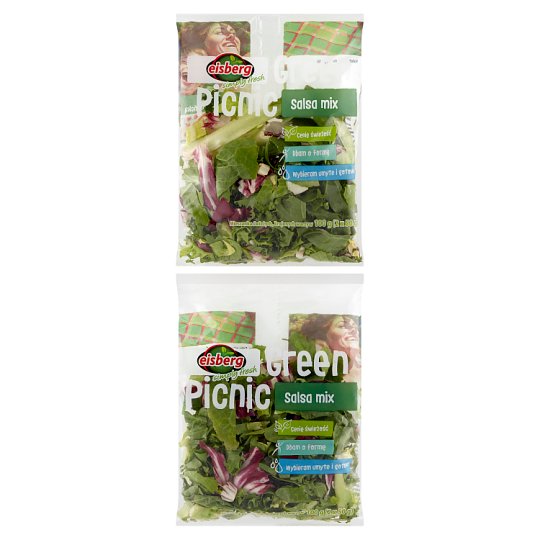 Eisberg Green Picnic Salsa mix Mieszanka świeżych krojonych warzyw 100 g (2 x 50 g)