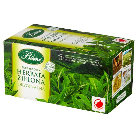 Bifix Zielona oryginalna Herbata ekspresowa 40 g (20 saszetek)
