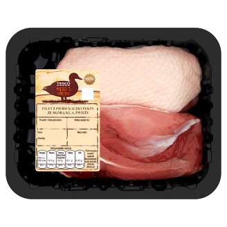 Tesco Filety z piersi kaczki Pekin ze skórą