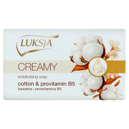 Luksja Creamy Bawełna i prowitamina B5 Kremowe mydło 90 g