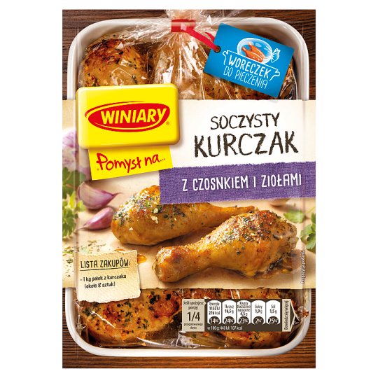 Winiary Pomysł na... Soczysty kurczak z czosnkiem i ziołami 30 g