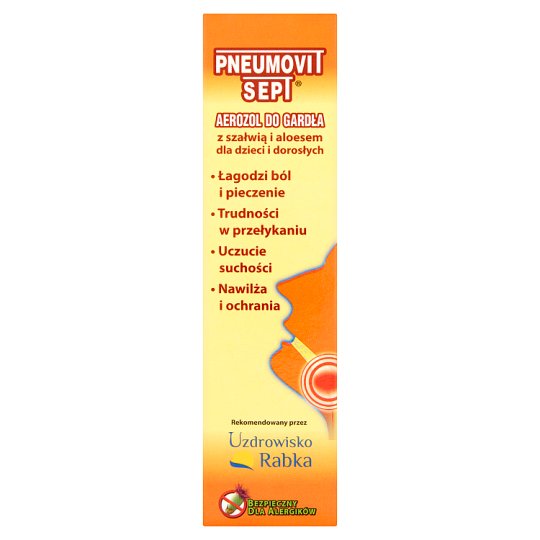 Pneumovit Sept Aerozol do gardła 35 ml
