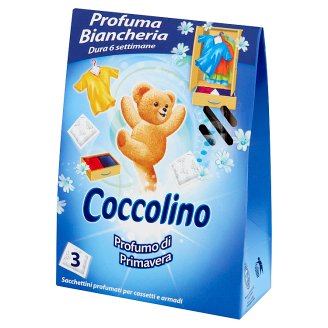 Coccolino Perfumo di Primavera Saszetki zapachowe do szafy 3 sztuki