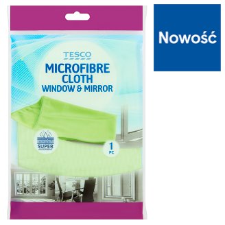 Tesco Ściereczka z mikrofibry do okien i szklanych powierzchni