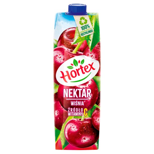 Hortex Wiśnia Nektar 1 l