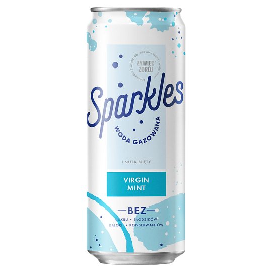 Żywiec Zdrój Sparkles Virgin Mint Sparkling Water 330 ml