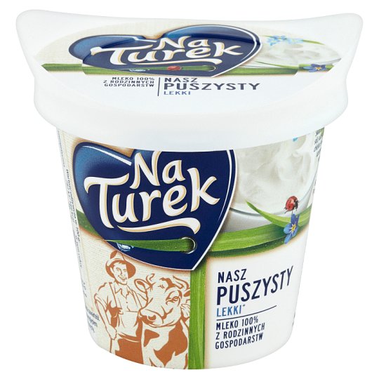 NaTurek Nasz Puszysty lekki Serek twarogowy 140 g