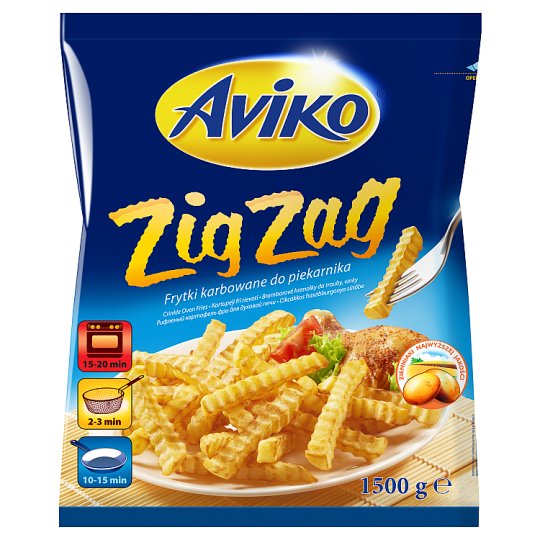 Aviko Zig Zag Crinkle Oven Fries 1500 g