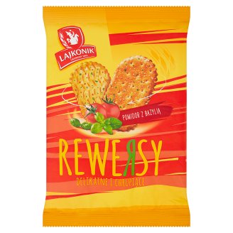 Lajkonik Rewersy Drobne pieczywo pomidor z bazylią 90 g
