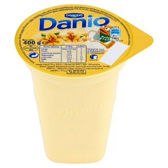 Danone Danio Serek homogenizowany o smaku waniliowym 400 g