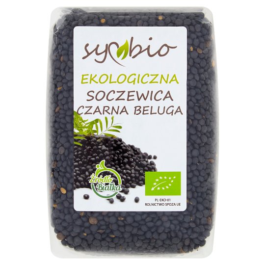 Symbio Ekologiczna soczewica czarna beluga 340 g