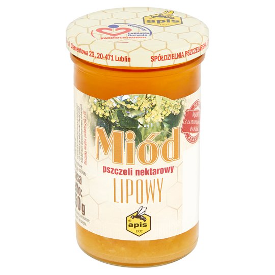 Apis Miód pszczeli nektarowy lipowy 350 g