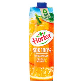 Hortex Pomarańcza Sok 100% 1 l