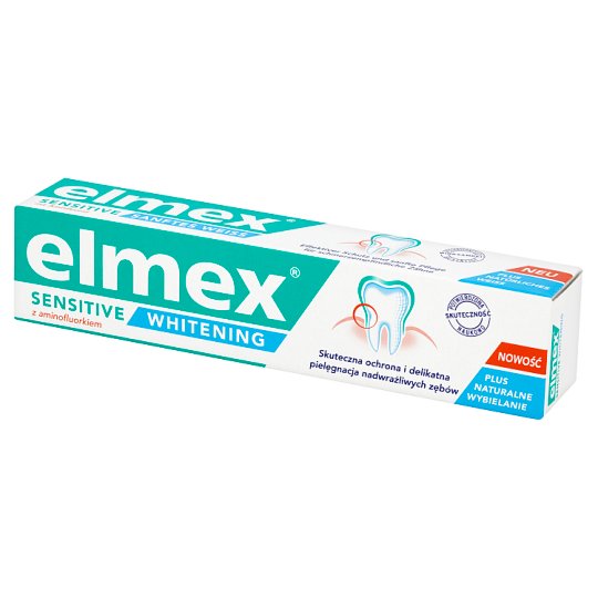elmex Sensitive Whitening Pasta do zębów z aminofluorkiem 75 ml