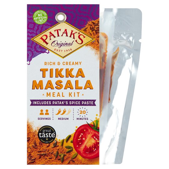 Patak's Zestaw Tikka Masala do przygotowania dania w stylu indyjskim 313 g