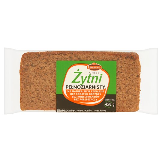 Oskroba Chleb żytni pełnoziarnisty 450 g