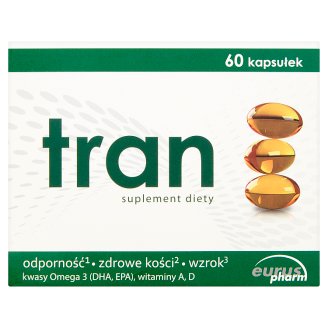 Tran Suplement diety 23,4 g (60 kapsułek)