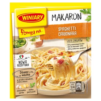 Winiary Pomysł na... Spaghetti Carbonara 34 g