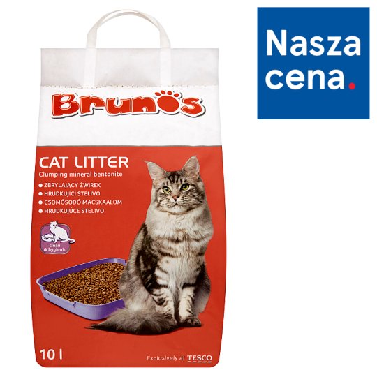 Brunos Zbrylający żwirek 10 l