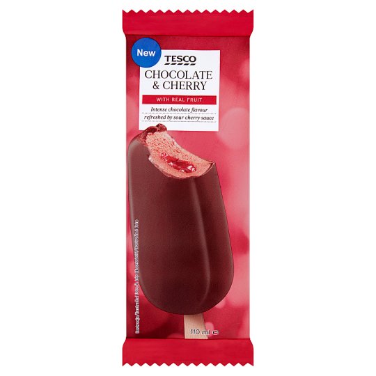 Tesco Chocolate & Cherry Ice Cream 110 ml