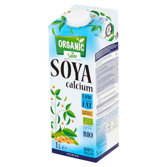 Sante Organic Napój sojowy z wapniem 1 l