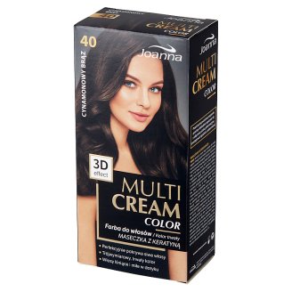 Joanna Multi Cream color Farba do włosów 40 Cynamonowy brąz