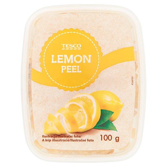 Tesco Skórka cytrynowa kandyzowana 100 g