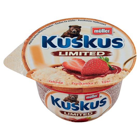 Müller Strawberry Couscous on Milk 160 g