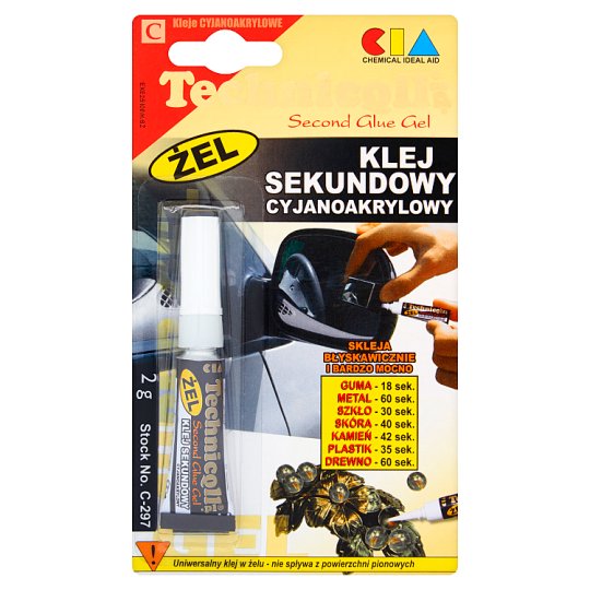 Technicqll Klej sekundowy cyjanoakrylowy żel 2 g