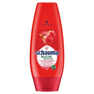 Schauma Nature Moments Odżywka ochrona koloru i połysk soczysta malina i olej słonecznikowy 200 ml