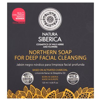 Natura Siberica Północne mydło do głębokiego oczyszczania twarzy 120 ml