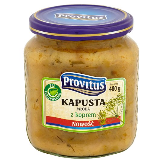 Provitus Kapusta młoda z koprem 480 g
