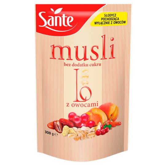 Sante Musli Lo bez dodatku cukru z owocami 300 g
