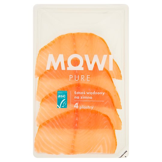 Mowi Pure Łosoś wędzony na zimno 100 g