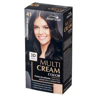 Joanna Multi Cream color Farba do włosów 41 Czekoladowy brąz