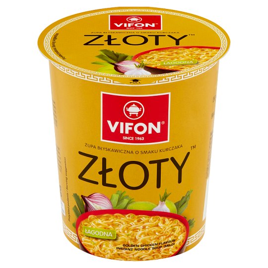 Vifon Zupa o smaku kurczaka złoty 60 g