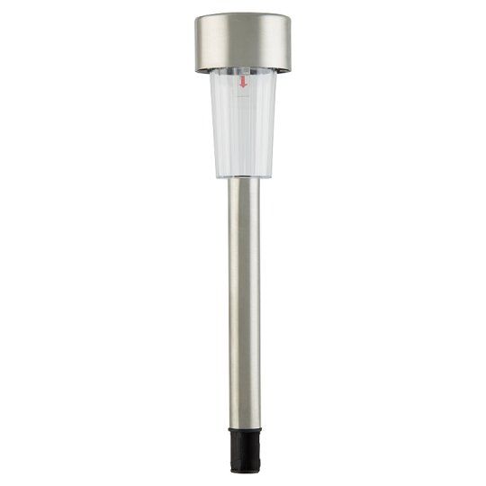 Tesco Stainless Steel Solar Lamp