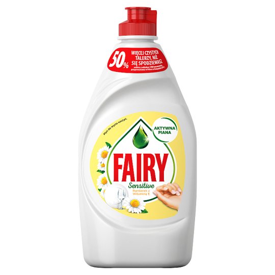 Fairy Sensitive Chamomile & Vit E Płyn do mycia naczyń 450 ml
