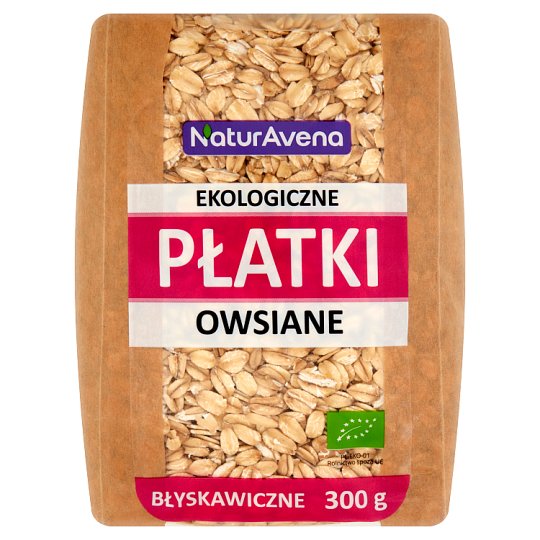 NaturAvena Ekologiczne płatki owsiane błyskawiczne 300 g
