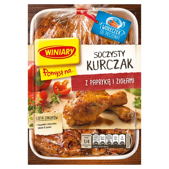 Winiary Pomysł na... Soczysty kurczak z papryką i ziołami 28 g