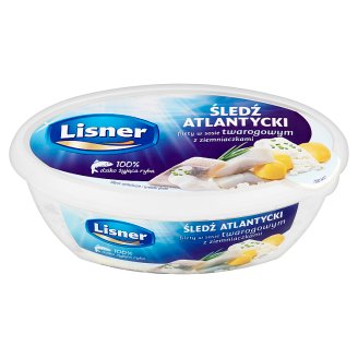 Lisner Śledź atlantycki filety w sosie twarogowym z ziemniaczkami 280 g