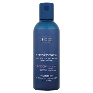 Ziaja Jagody acai Oczyszczający żel micelarny z peelingiem do twarzy 200 ml