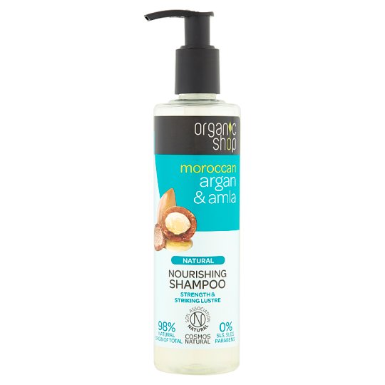 Organic Shop Szampon odbudowujący argan & amla 280 ml