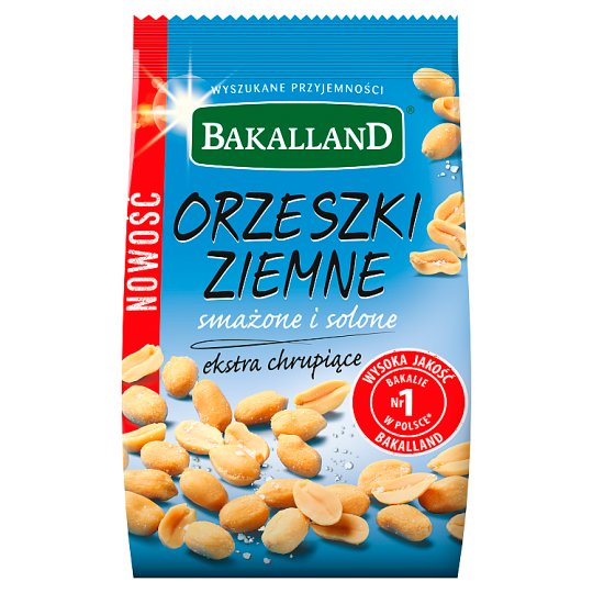 Bakalland Orzeszki ziemne smażone i solone 240 g