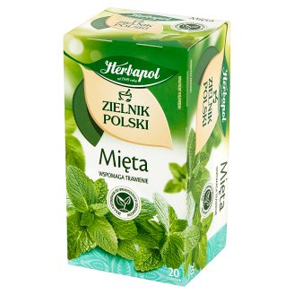 Herbapol Zielnik Polski Mięta Herbatka ziołowa 40 g (20 torebek)