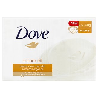 Dove Cream Oil Kremowa kostka myjąca 2 x 100 g