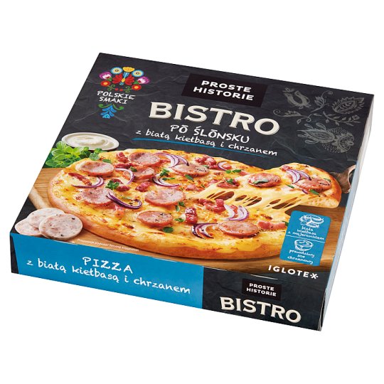 Proste Historie Bistro po Śląsku Pizza with White Sausage and Horseradish 385 g