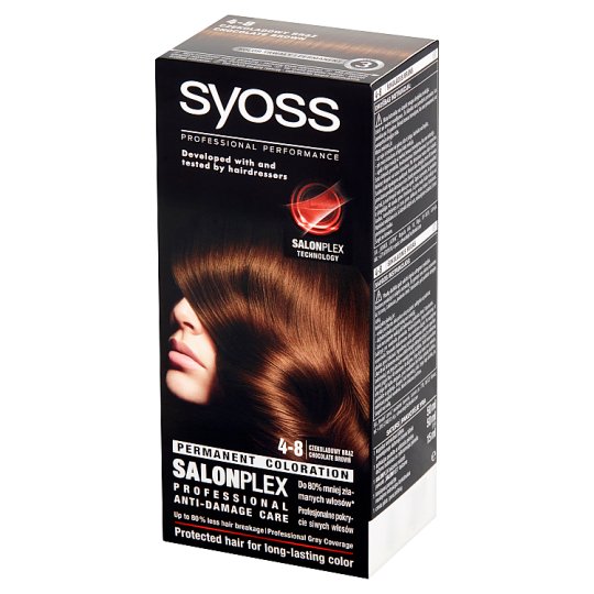 Syoss SalonPlex Farba do włosów czekoladowy brąz 4-8